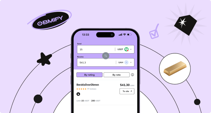 Unusual exchange pairs: how to exchange cryptocurrency for gold, Telegram Stars, or mobile top-up?